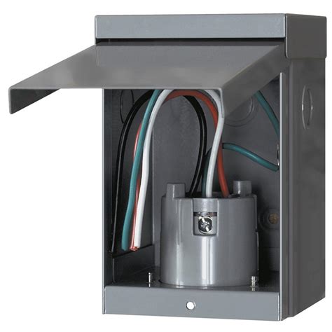 connecticut electric 20 amp power inlet box with hinged door|Connecticut power inlet box.